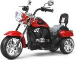 Elektrische Motorfiets Trike Driewieler Vanaf 3 jaar. Rood, Kinderen en Baby's, Speelgoed | Buiten | Voertuigen en Loopfietsen