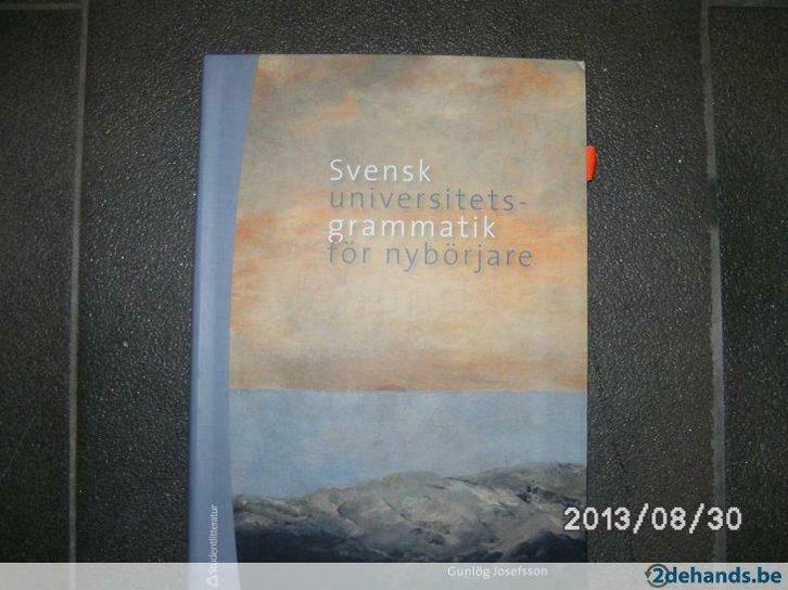 Svensk universitetsgrammatik för nybörjare, Boeken, Studieboeken en Cursussen, Nieuw, Ophalen