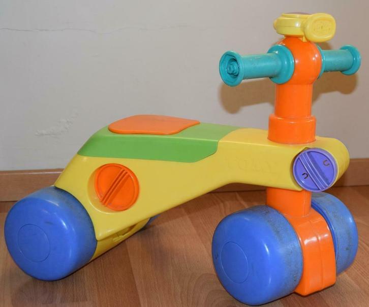 TOMY duwkarretje / loopfietsje, Kinderen en Baby's, Speelgoed | Overig, Gebruikt, Jongen of Meisje, Ophalen of Verzenden