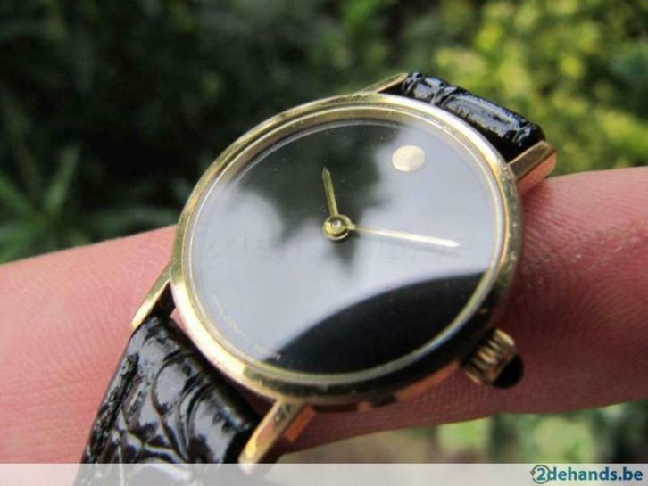 NOS Zenith modern art museum watch  dameshorloge ca. 1980s, Verzamelen, Overige Verzamelen, Zo goed als nieuw, Ophalen of Verzenden