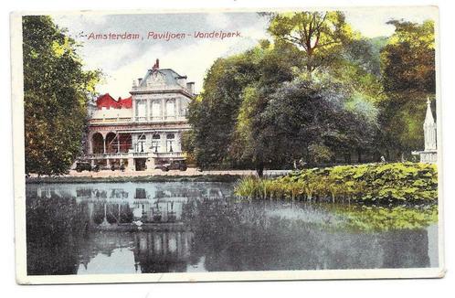 Amsterdam Paviljoen Vondelpark, Collections, Cartes postales | Pays-Bas, Affranchie, Hollande du Nord/ Hollande Septentrionale