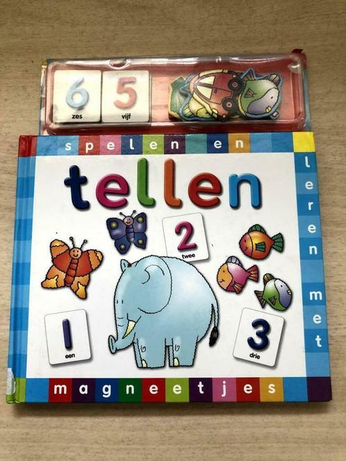 Tellen. Spelen en leren met magneetjes., Livres, Livres pour enfants | 4 ans et plus, Utilisé, Non-fiction, 4 ans, Garçon ou Fille