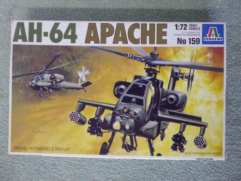 Hélicoptère - AH-64 Apache, Hobby & Loisirs créatifs, Modélisme | Avions & Hélicoptères, Neuf, Hélicoptère, 1:72 à 1:144, Italeri