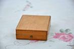 §  boite porte montre en bois et velours, Antiek en Kunst, Ophalen of Verzenden