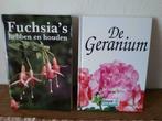 Boeken over geraniums en fuchias, Ophalen of Verzenden, Zo goed als nieuw