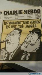 Charlie Hebdo: Voulaient tuer Verges, i ls tu tué Jaurès, Livres, Journaux & Revues, Autres types, Utilisé, Enlèvement ou Envoi