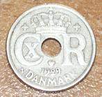 Denemarken 10 ore Christiaan X 1929 KM#822.2 EX, Ophalen of Verzenden, Losse munt, Overige landen