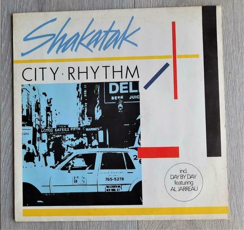 33 T VINYL  SHAKATAK  CITY RHYTHM 1985, CD & DVD, Vinyles | Pop, Enlèvement ou Envoi