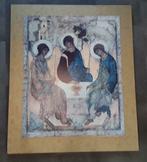 Icoon van de oudtestamentische H. Drievuldigheid of de gastv, Antiek en Kunst, Antiek | Religieuze voorwerpen, Ophalen