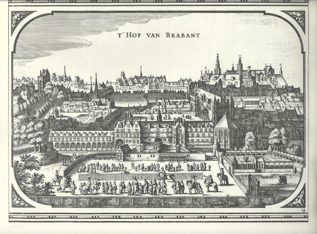 1979  / 1660 - Hof van Brabant - Brussel /Bruxelles, Antiquités & Art, Art | Eaux-fortes & Gravures, Enlèvement ou Envoi
