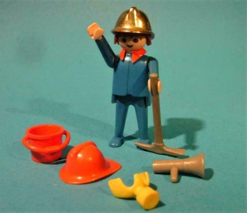 PLAYMOBIL - brandweerchef - 1 klicky -vintage-, Kinderen en Baby's, Speelgoed | Playmobil, Ophalen of Verzenden