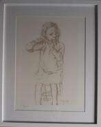 "Jeune fille" - Albert Van Dyck, Antiquités & Art, Art | Lithographies & Sérigraphies, Enlèvement