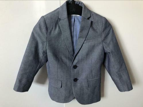 blauw / grijze jongensblazer maat 110 (4-5 jaar), Kinderen en Baby's, Kinderkleding | Maat 110, Zo goed als nieuw, Jongen, Trui of Vest