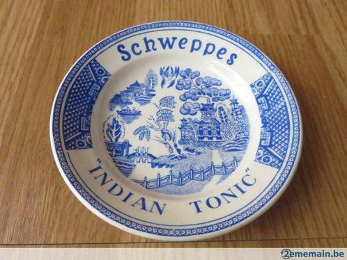 ramequin schweppes indian tonic en porcelaine Sarreguemines, Verzamelen, Merken en Reclamevoorwerpen, Gebruikt