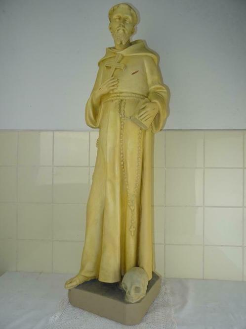 Statue antique de Saint François 98cm Récupérez 229 euro, Antiquités & Art, Antiquités | Objets religieux, Envoi