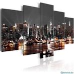 166 New York Skyline XXL 5 Luik Canvas Schilderij 200x100cm, Ophalen of Verzenden, Nieuw