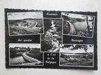 oude postkaart : les 4 Barrages de la Belgique, Verzenden