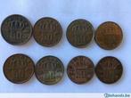 Oude Belgische 50 Centimes - 8 munten