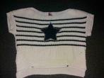 Pull manches courtes fille 3 ans T98