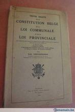 Livre ancien/ Constitution belge-1948, Antiquités & Art, Enlèvement ou Envoi