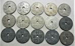 29 verschillende munten van 25 cent België, Metaal, Losse munt, Verzenden