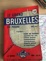 plan routier de poche "De Rouck  Grand Bruxelles" 1/20.000e, Boeken, Atlassen en Landkaarten, Gelezen, Ophalen of Verzenden, Landkaart