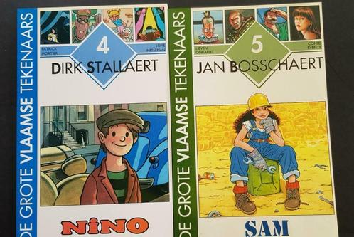 De grote Vlaamse tekenaars Sam, Nino, Rik, Bakelandt Hec Lee, Livres, BD, Comme neuf, Enlèvement
