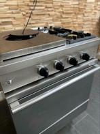 Luxe Fornuis Westahl 70 cm rvs 3 pits GASOVEN + Coupe De Feu