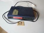 wekkerradio Philips D3342 vintage blauw, Ophalen of Verzenden, Gebruikt, Transistorradio