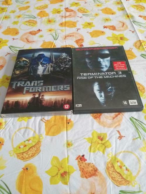 Transformers en Terminator 3 Rise Of The Machines, Cd's en Dvd's, Dvd's | Science Fiction en Fantasy, Science Fiction, Vanaf 16 jaar