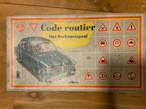 Vintage KB Code routier het verkeersspel, Antiquités & Art, Antiquités | Jouets, Enlèvement ou Envoi