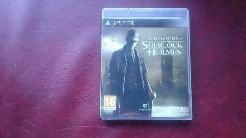 Sherlock holmes - the testament of, Games en Spelcomputers, Games | Sony PlayStation 3, Gebruikt, Ophalen of Verzenden