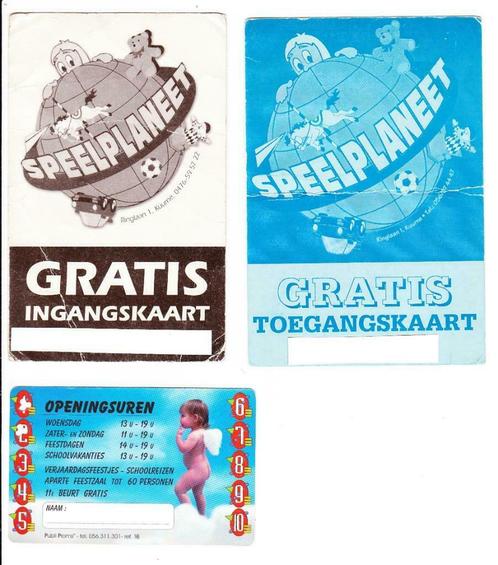 2 beurten+ gratis klantenkaart, In-&outdoorpark Speelplaneet, Tickets en Kaartjes, Recreatie | Pretparken en Attractieparken, Ticket of Toegangskaart