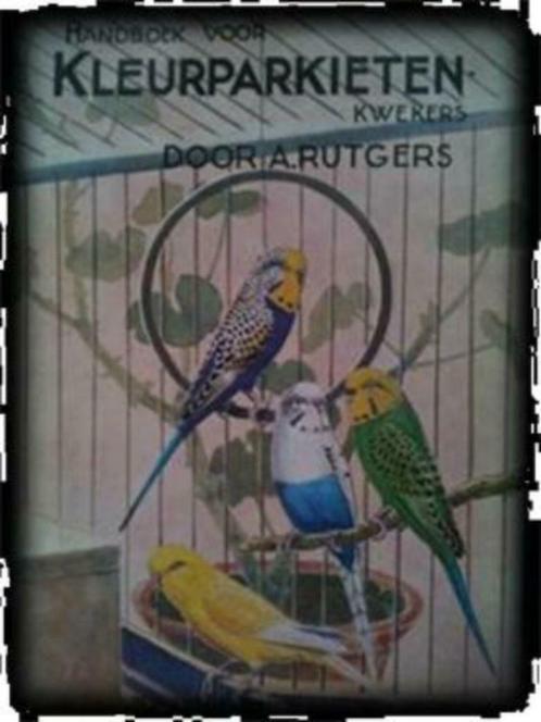 Handboek voor kleurparkietenkwekers, Boeken, Dieren en Huisdieren, Gelezen, Vogels, Ophalen of Verzenden