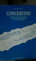 Concertino voor klarinet, Boeken, Nieuw, Tartini, Ophalen, Instrument