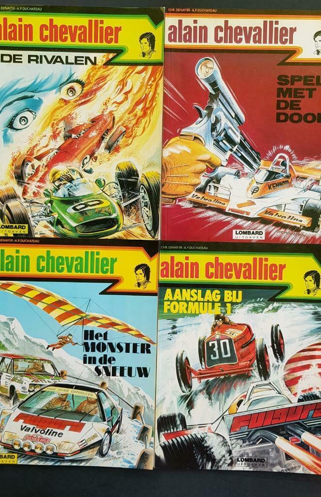 Strips Alain Chevalier Le lombard Denayer-Duchateau, Boeken, Stripverhalen, Zo goed als nieuw, Meerdere stripboeken, Ophalen