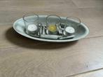 Decoratie kaarsenset van Pomax, Huis en Inrichting, Woonaccessoires | Kandelaars en Kaarsen, Gebruikt, Ophalen of Verzenden, Grijs