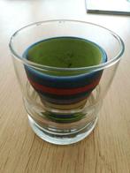 Glas + kaars (gratis bij aankoop ander artikel), Ophalen of Verzenden, Kaars