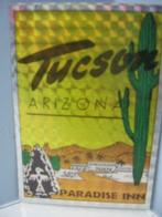 Sticker Panini sur l'Arizona Tuscon. 1987 Dimensions : 10 cm, Animal et Nature, Enlèvement ou Envoi, Neuf