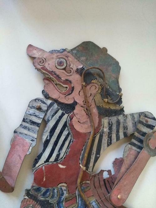 Antieke Indonesische schaduwpop - Wayang Kulit, Antiek en Kunst, Kunst | Niet-Westerse kunst, Ophalen