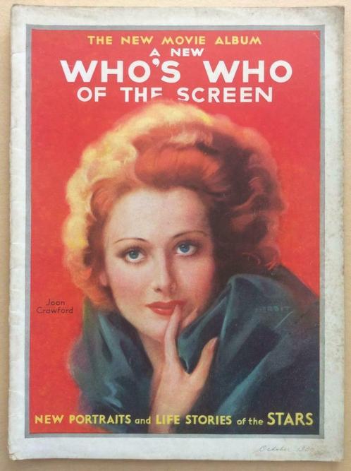 The New Movie Album, a new who's who of the screen, Boeken, Tijdschriften en Kranten, Ophalen of Verzenden
