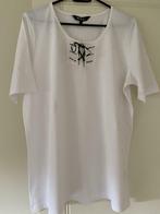 Wit katoenen t-shirt 42/44 Ulla Popken, Kleding | Dames, Wit, Maat 42/44 (L), Ulla Popken, Ophalen of Verzenden