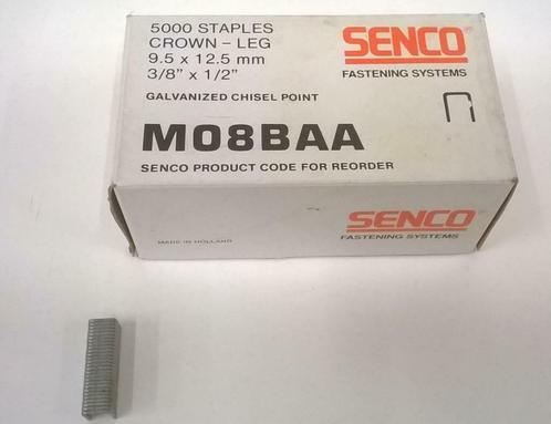 Senco Niet Kram M08BAA (9,5 x 12,5 mm) NIEUW per 5000 st, Bricolage & Construction, Quincaillerie & Fixations, Neuf, Autres types