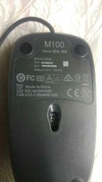 Souris mouse m100 logitech m-u0026 5v 100Ma, Comme neuf, Souris, Enlèvement ou Envoi