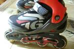 Inline skates verstelbare maat 32 tot 35, optimale kleur zwa, Ophalen of Verzenden, Zo goed als nieuw