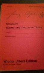 Shubert Walzer et Deutsche Tanze, Comme neuf, Wiener Urtex editions, Autres niveaux, Enlèvement ou Envoi