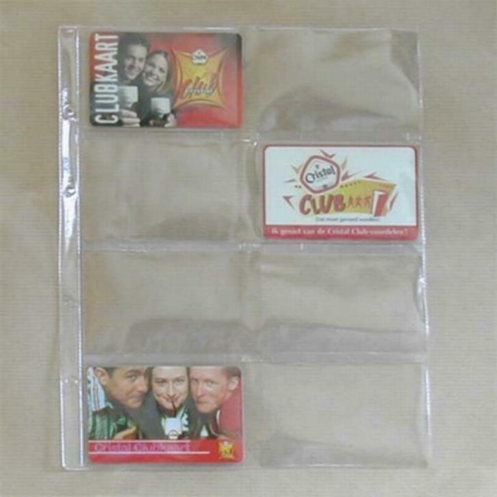 25 inlegbladen voor telekaarten - met 8 vakken, Verzamelen, Telefoonkaarten, Ophalen of Verzenden