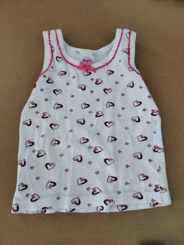 Setje meiden onderhemdjes - maat 92 tot 104, Kinderen en Baby's, Kinderkleding | Maat 92, Gebruikt, Jongen of Meisje, Nacht- of Onderkleding