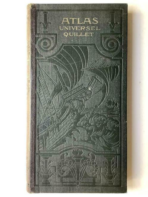 Atlas Universel Quillet - Maurice Allain (Quillet 1923), Livres, Atlas & Cartes géographiques, Enlèvement ou Envoi