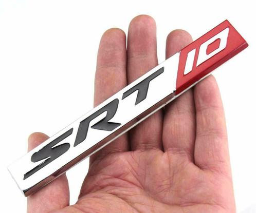 Badge " SRT10 " - pour Dodge RAM - Chromé, Autos : Divers, Autocollants de voiture, Enlèvement